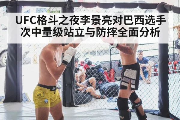 MMA fighter standup striking octagon